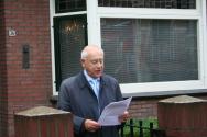 Stolpersteenlegging Bertha Heijmans-Heimans woensdag 9 juli 2014. Foto’s Kyra Broshuis, Ans Luiken en Fons Monasso.